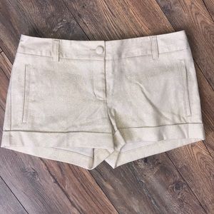 Express Bermuda Shorts - Gold Glitter